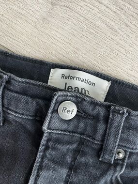 Reformation Black High-Rise Jeans